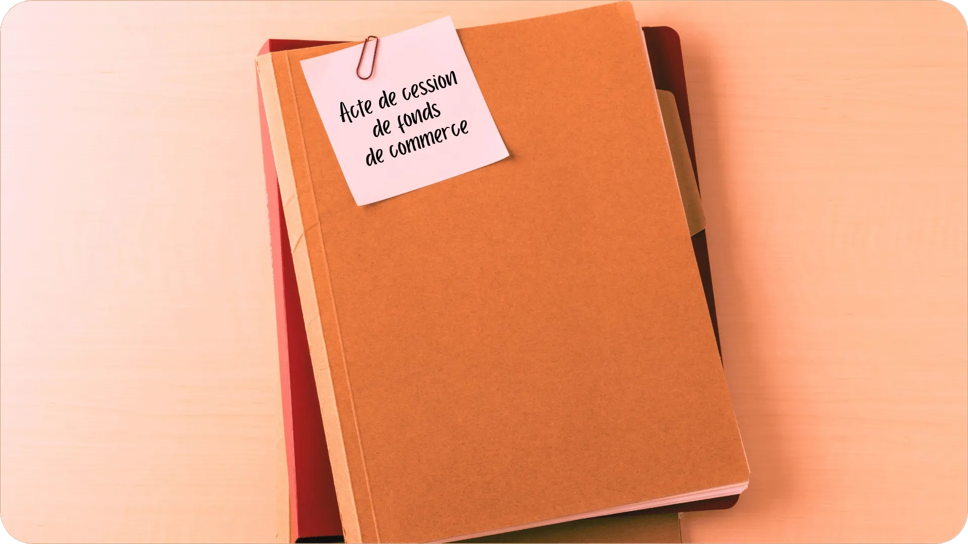 acte cession fonds de commerce