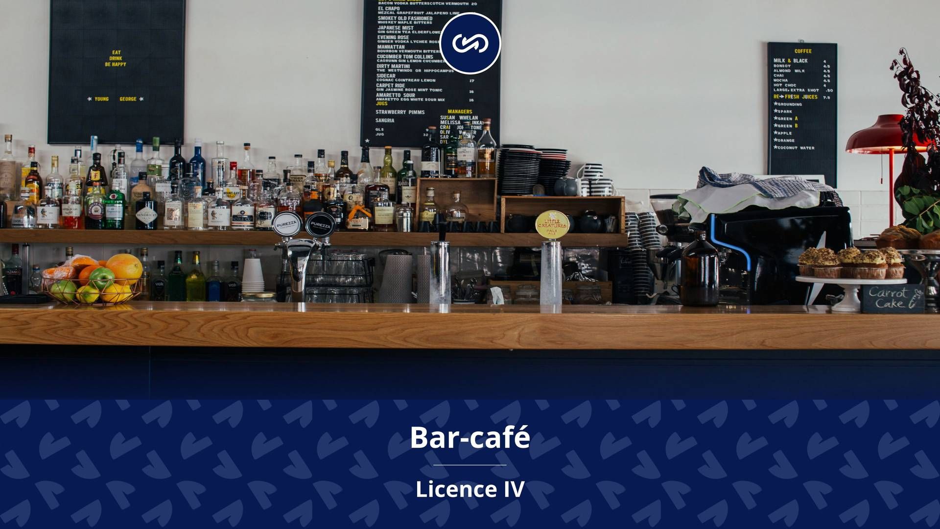 Bar-café licence IV avec ses murs